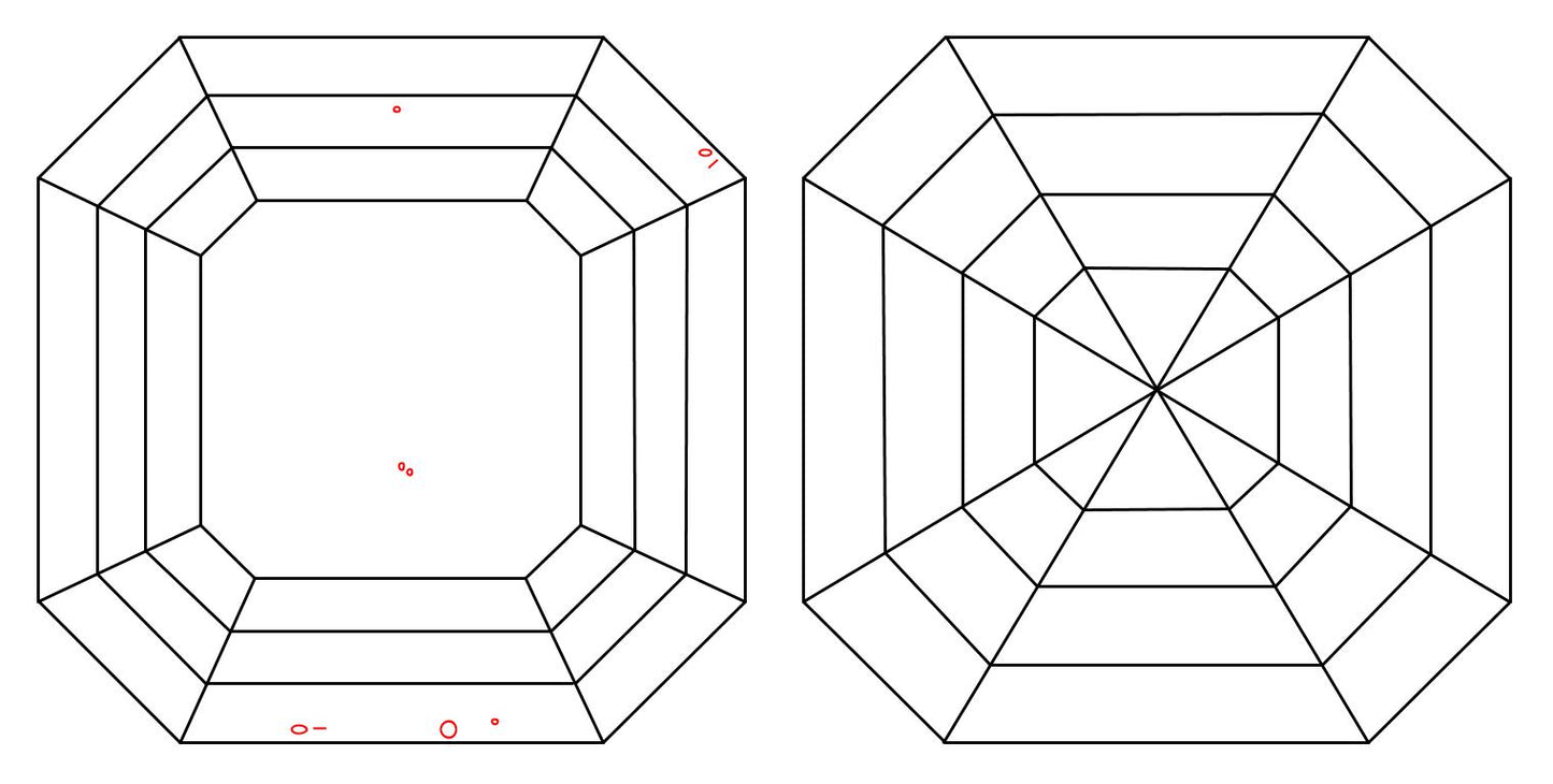 GIA 1.03 E-VS2 Asscher Diamond