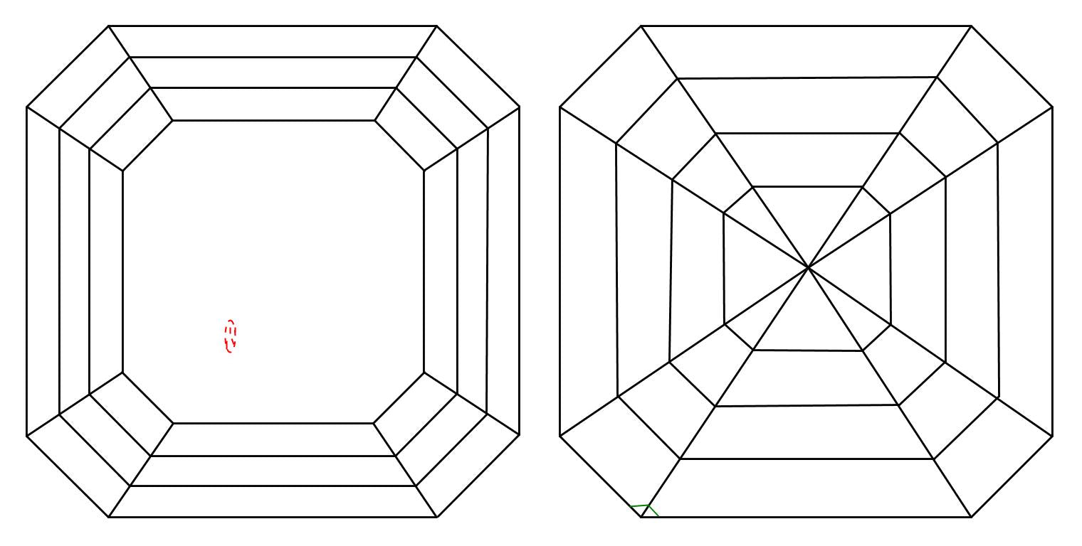 GIA 1.04 J-VVS2 Asscher Diamond