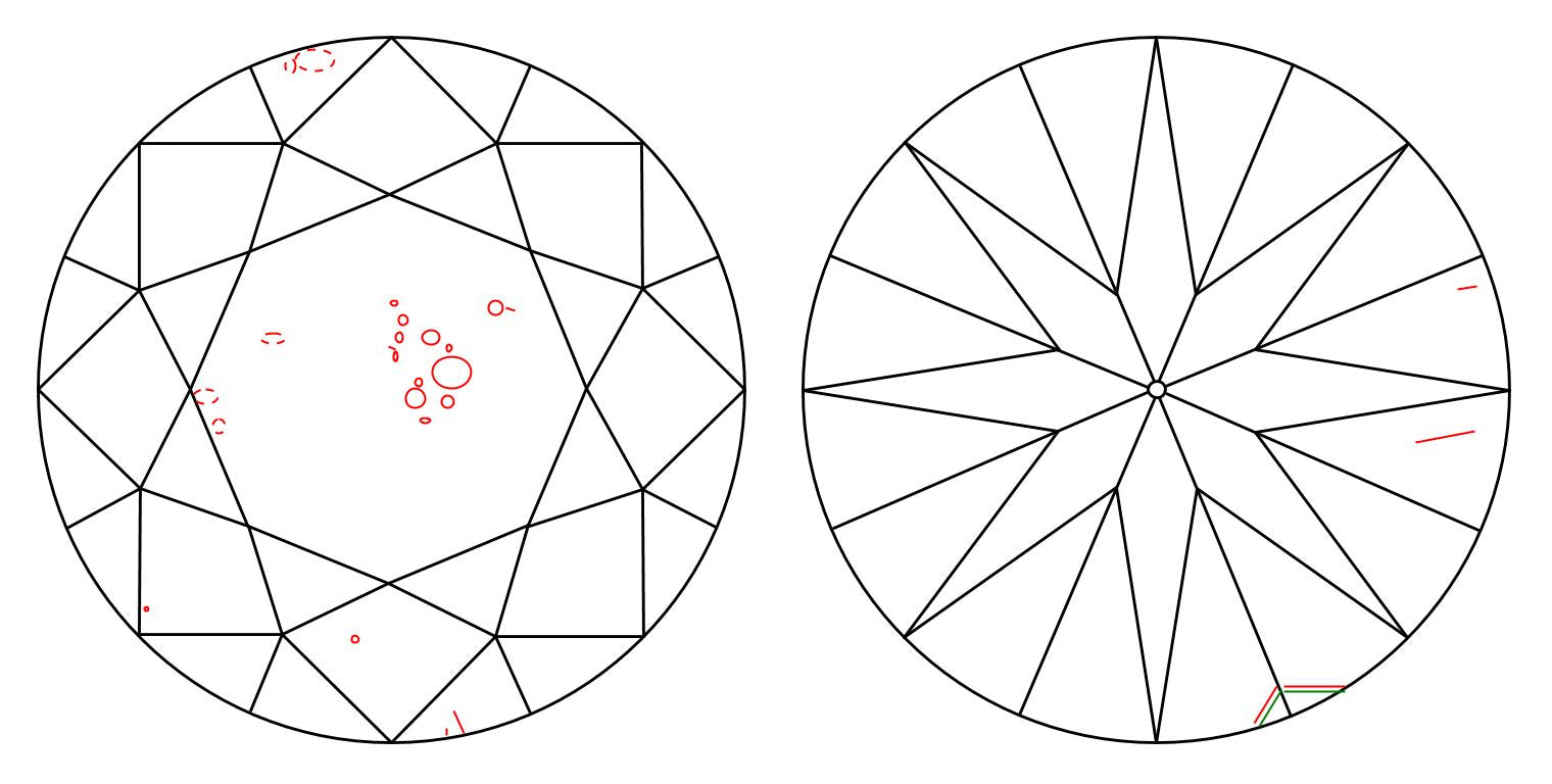 GIA 2.63 G-SI2 Round Diamond
