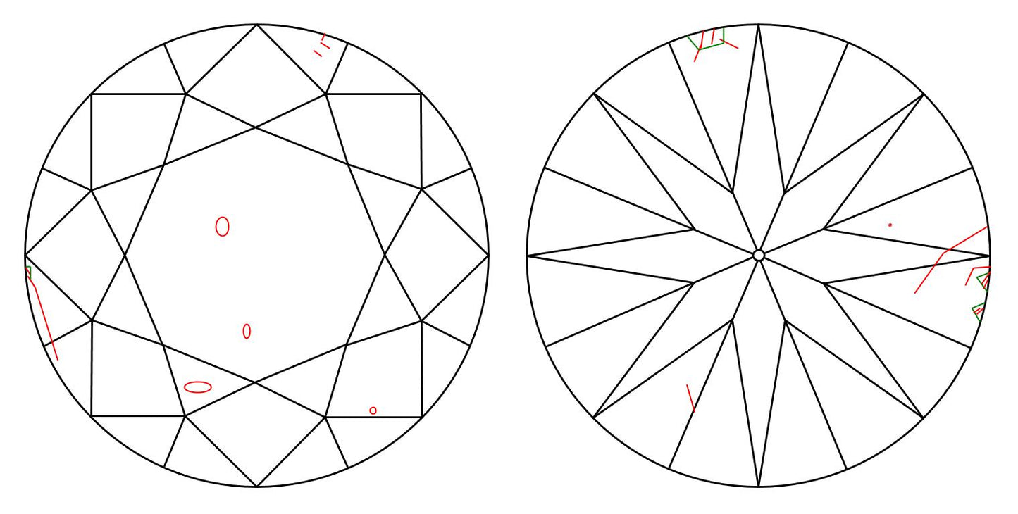 GIA 1.01 D-SI1 Round Diamond