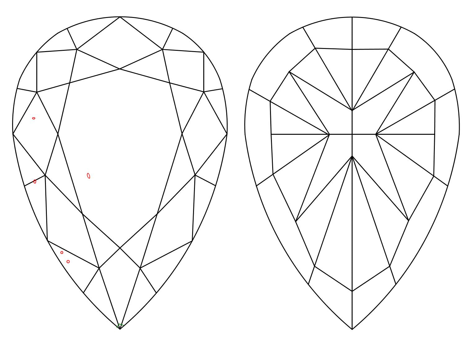 GIA 10.43 Y - Z-VS2 Pear Diamond