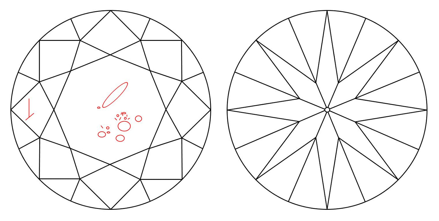 GIA 2.01 F-SI2 Round Diamond