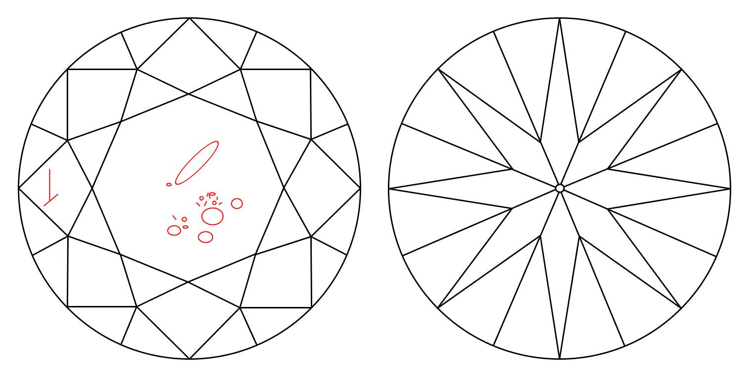GIA 2.01 F-SI2 Round Diamond