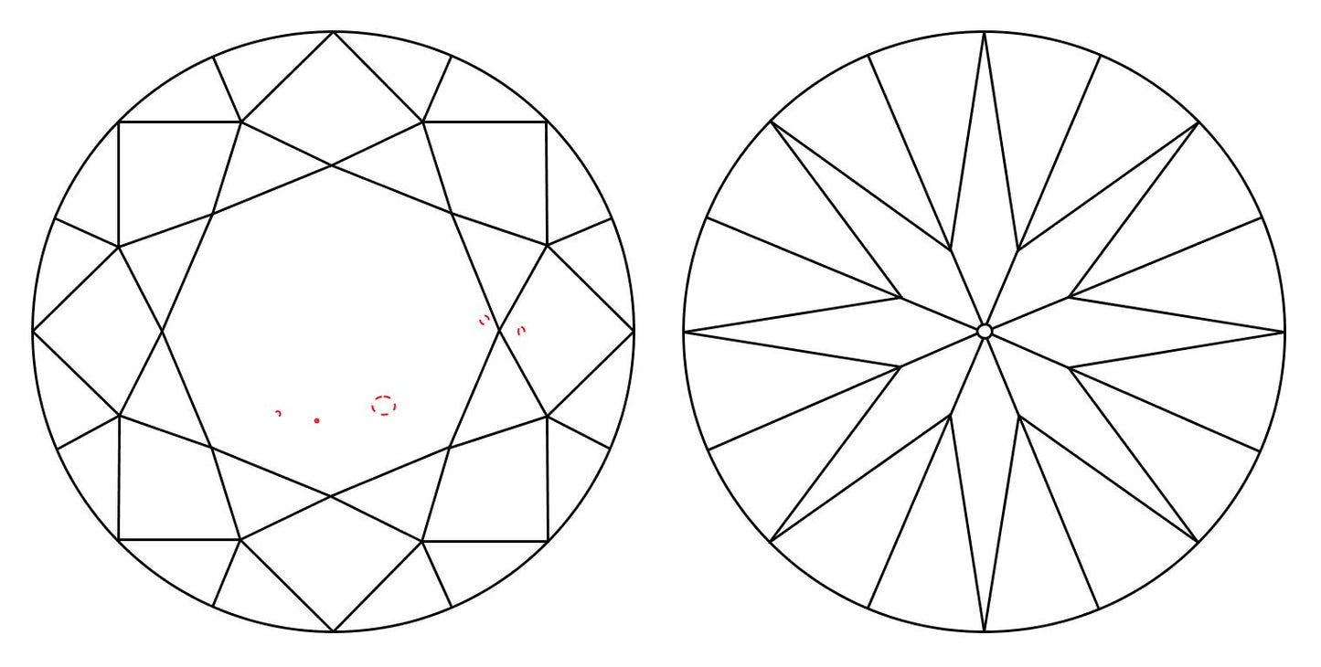 GIA 1.04 H-VVS2 Round Diamond