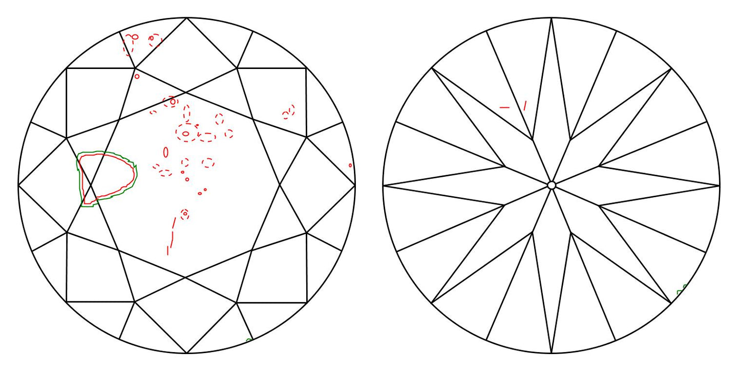 GIA 10.03 I-SI2 Round Diamond