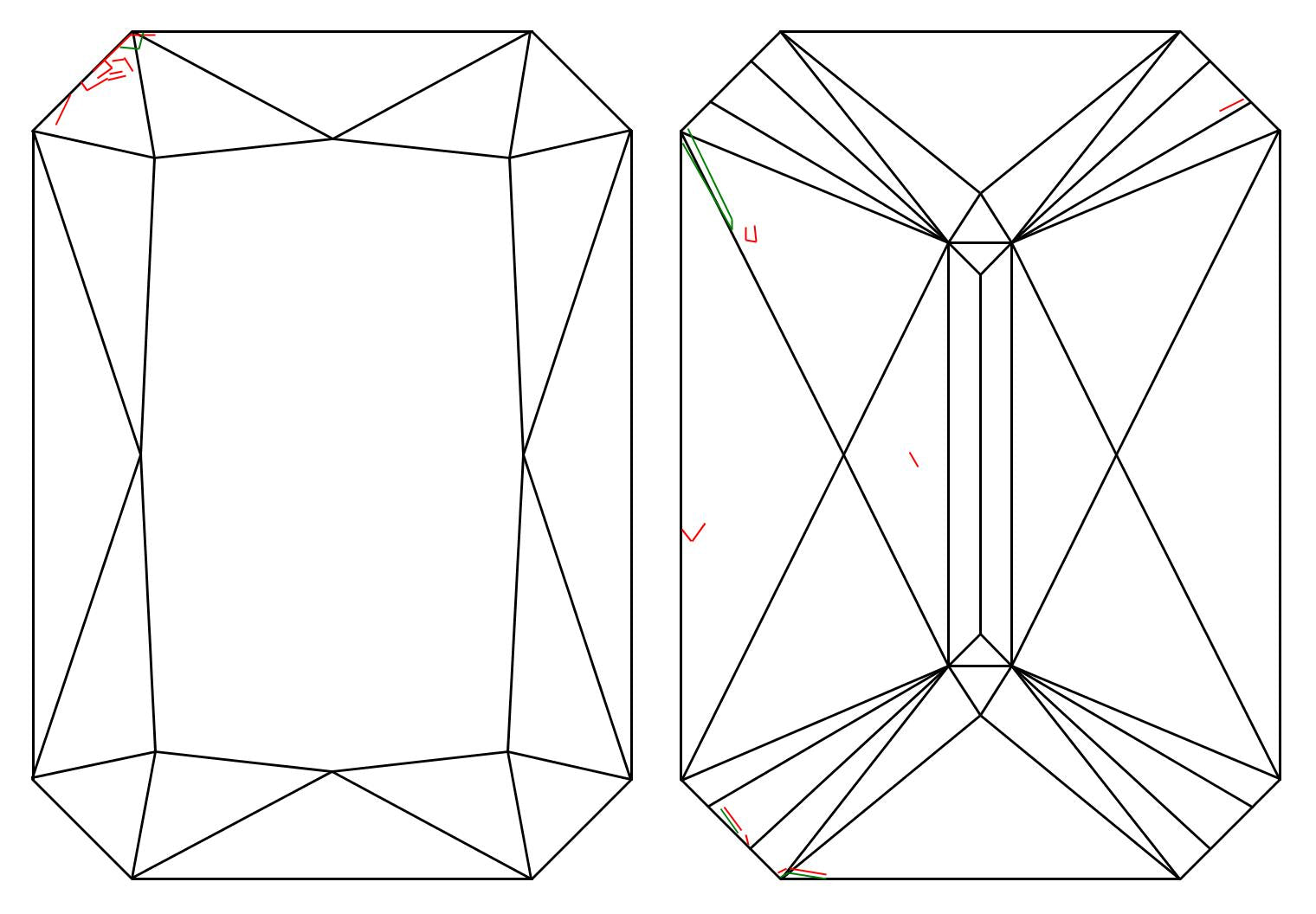 GIA 1.01 E-SI1 Radiant Diamond