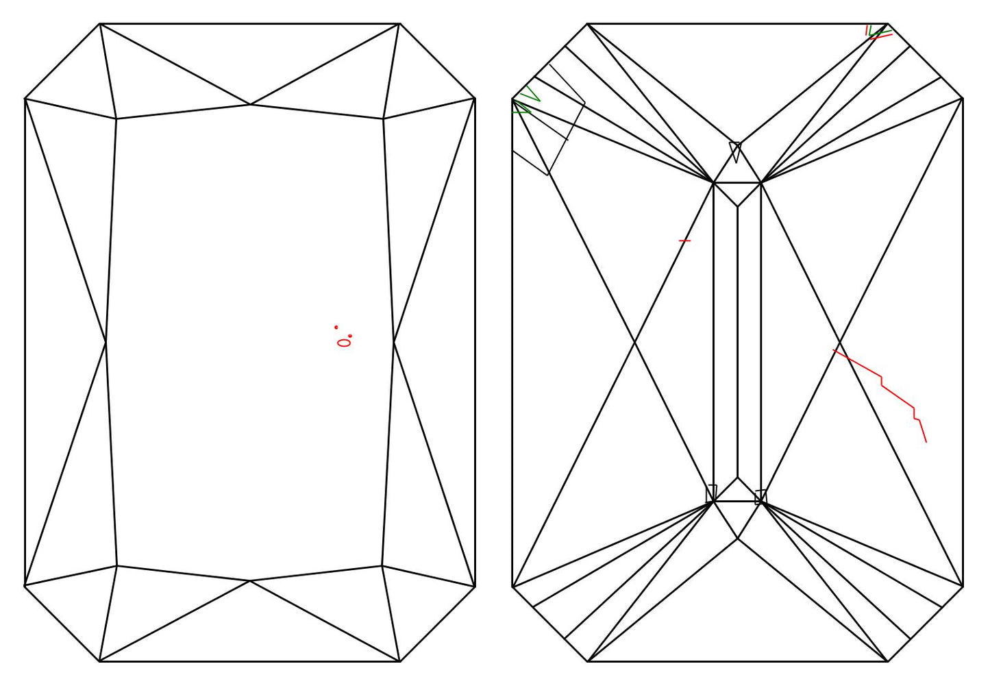 GIA 1.04 J-SI2 Radiant Diamond