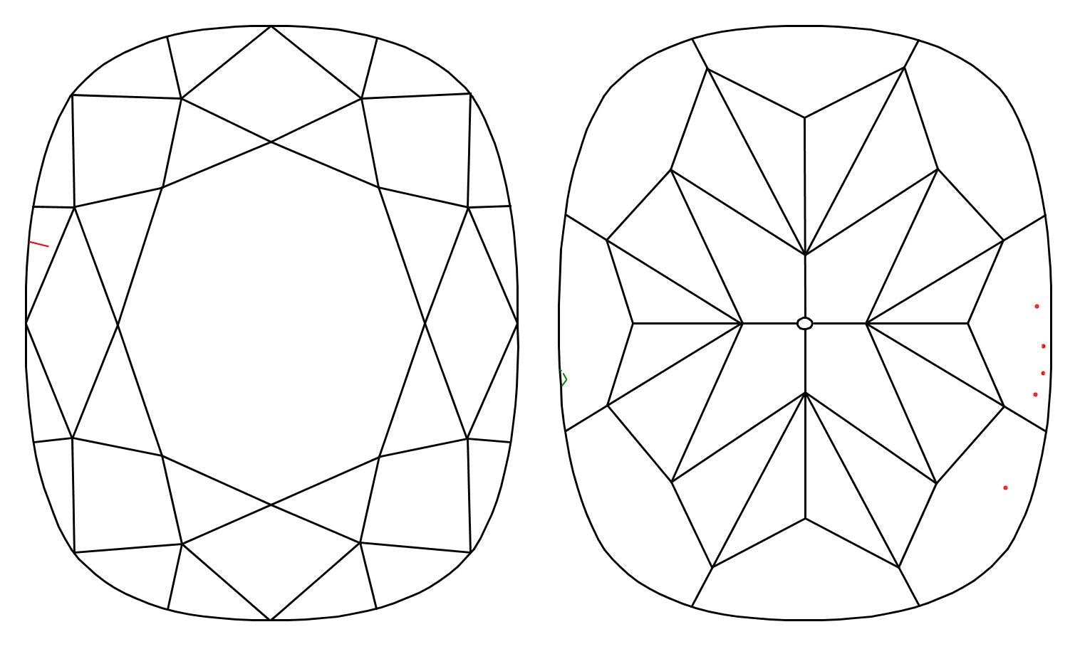 GIA 1.01 D-VVS2 Cushion Diamond