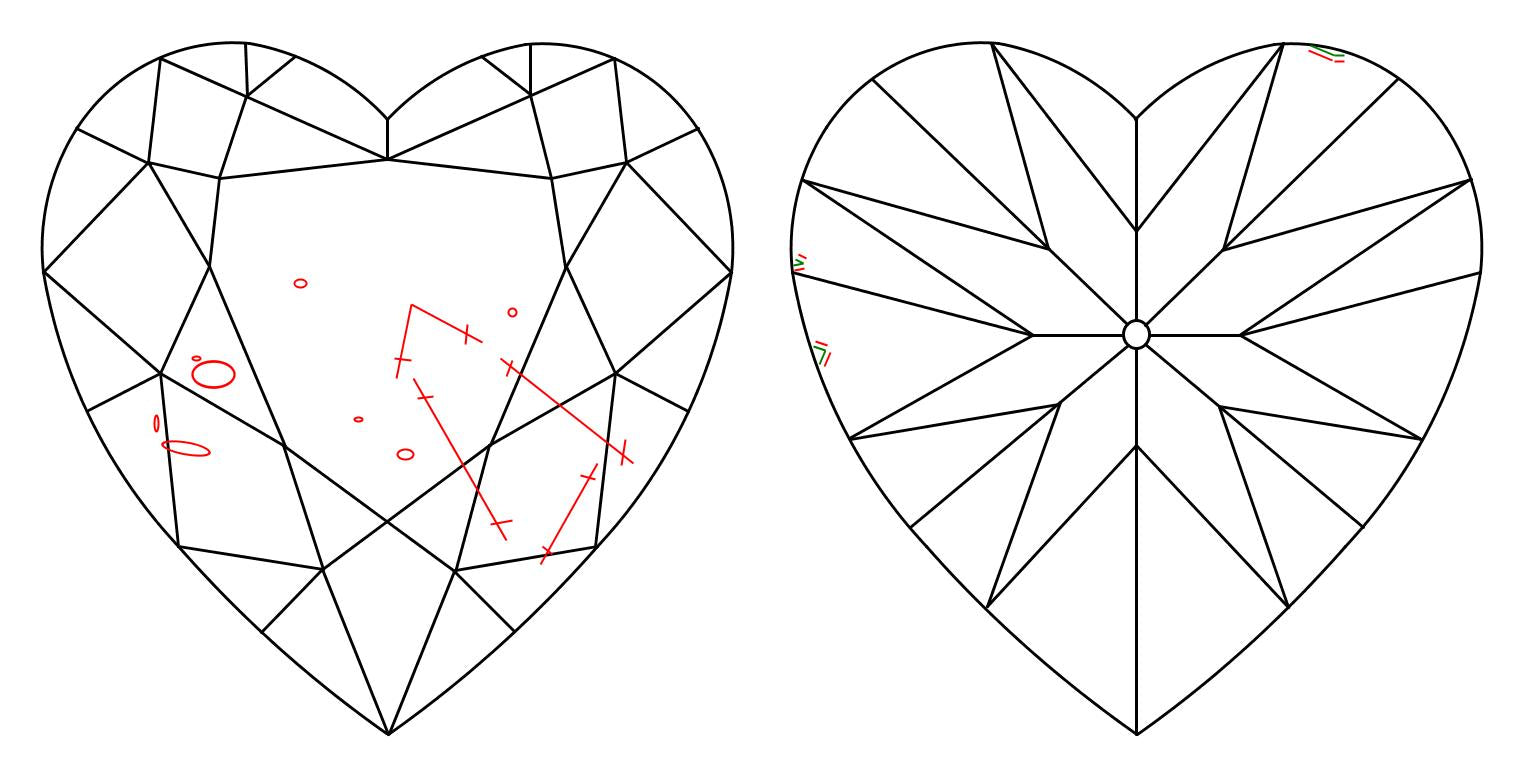 GIA 1.71 E-SI1 Heart Diamond
