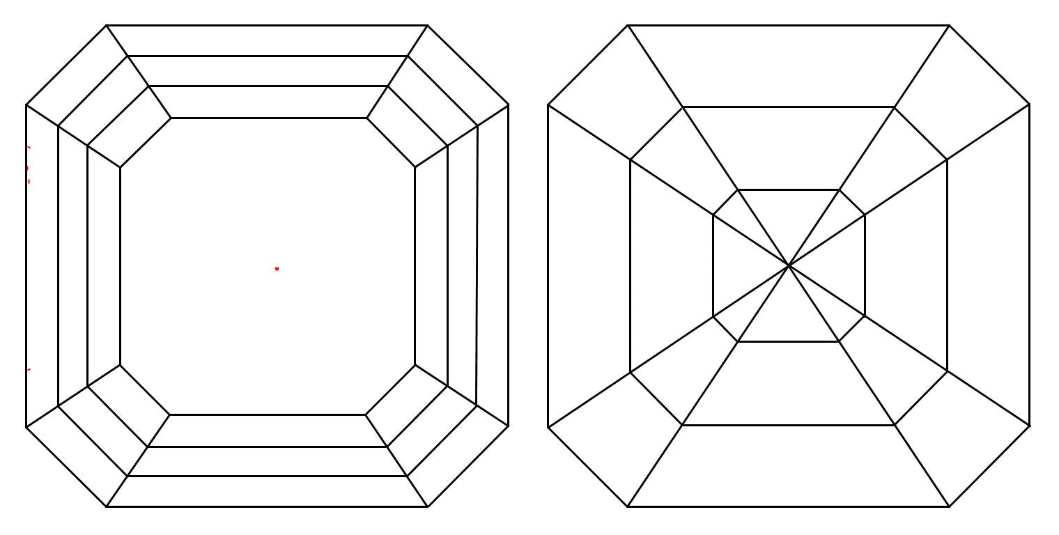 GIA 1.01 D-VVS1 Asscher Diamond
