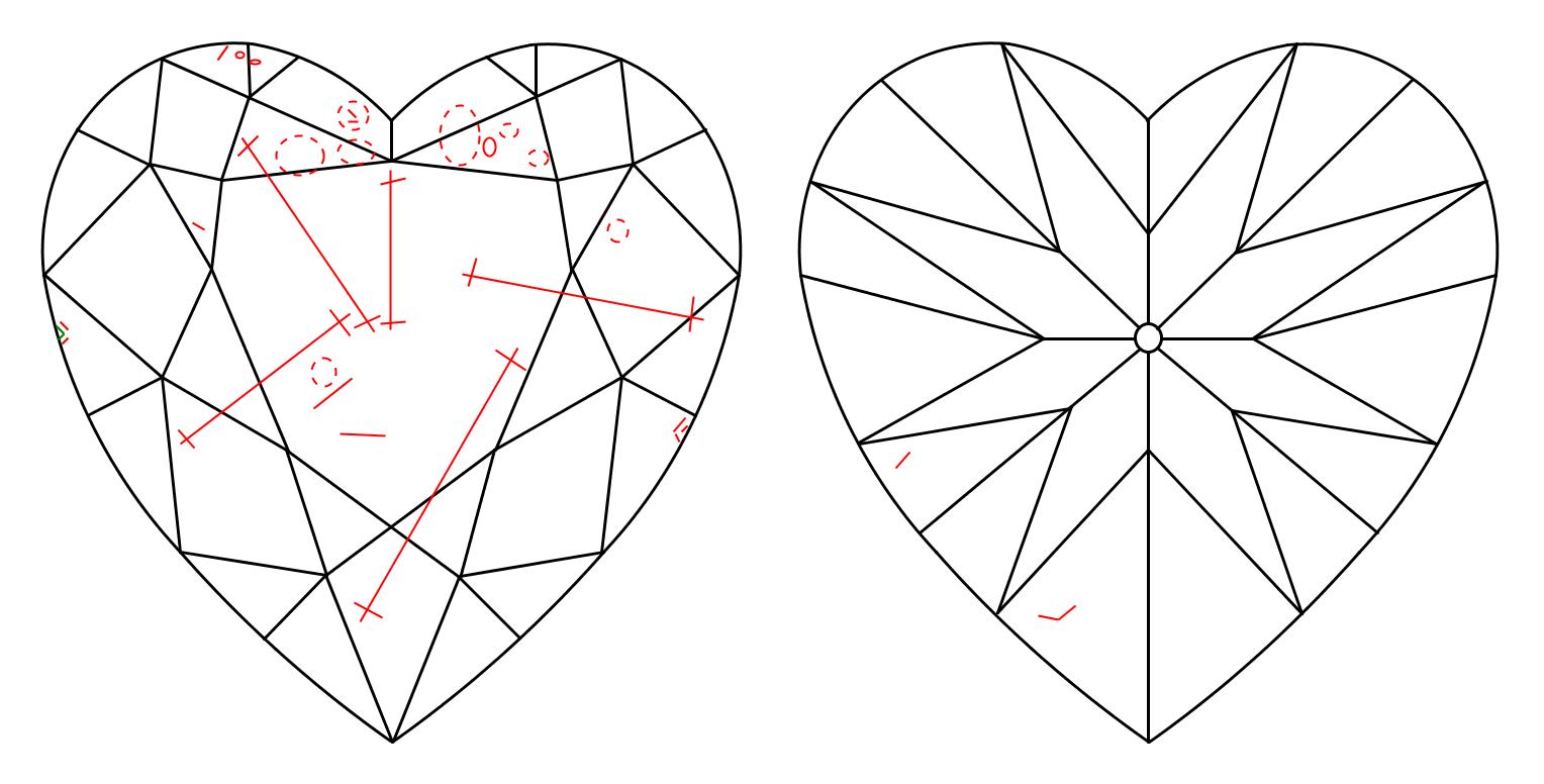 GIA 1.5 H-SI2 Heart Diamond