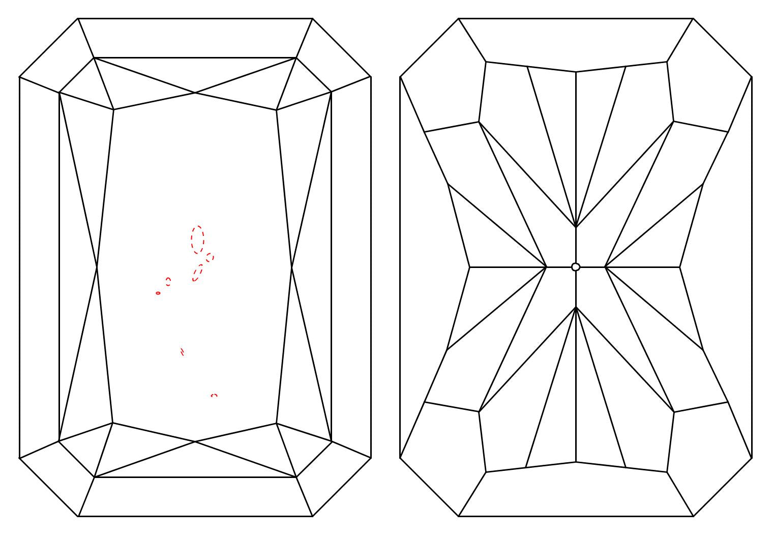 GIA 1.08 H-VS2 Radiant Diamond