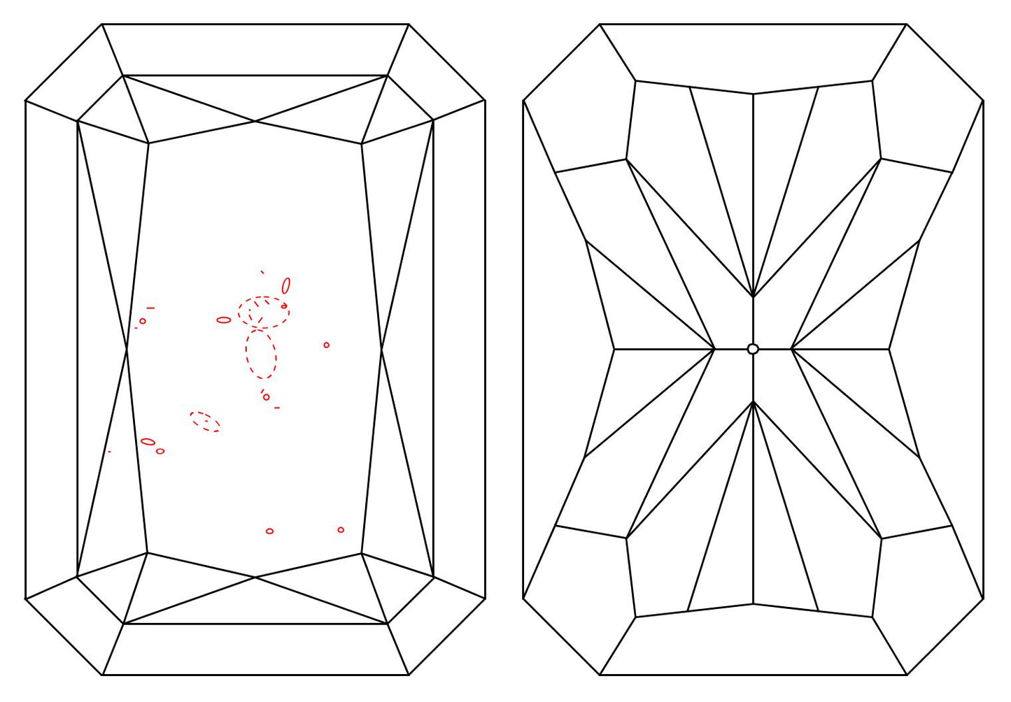 GIA 1 E-VS2 Radiant Diamond