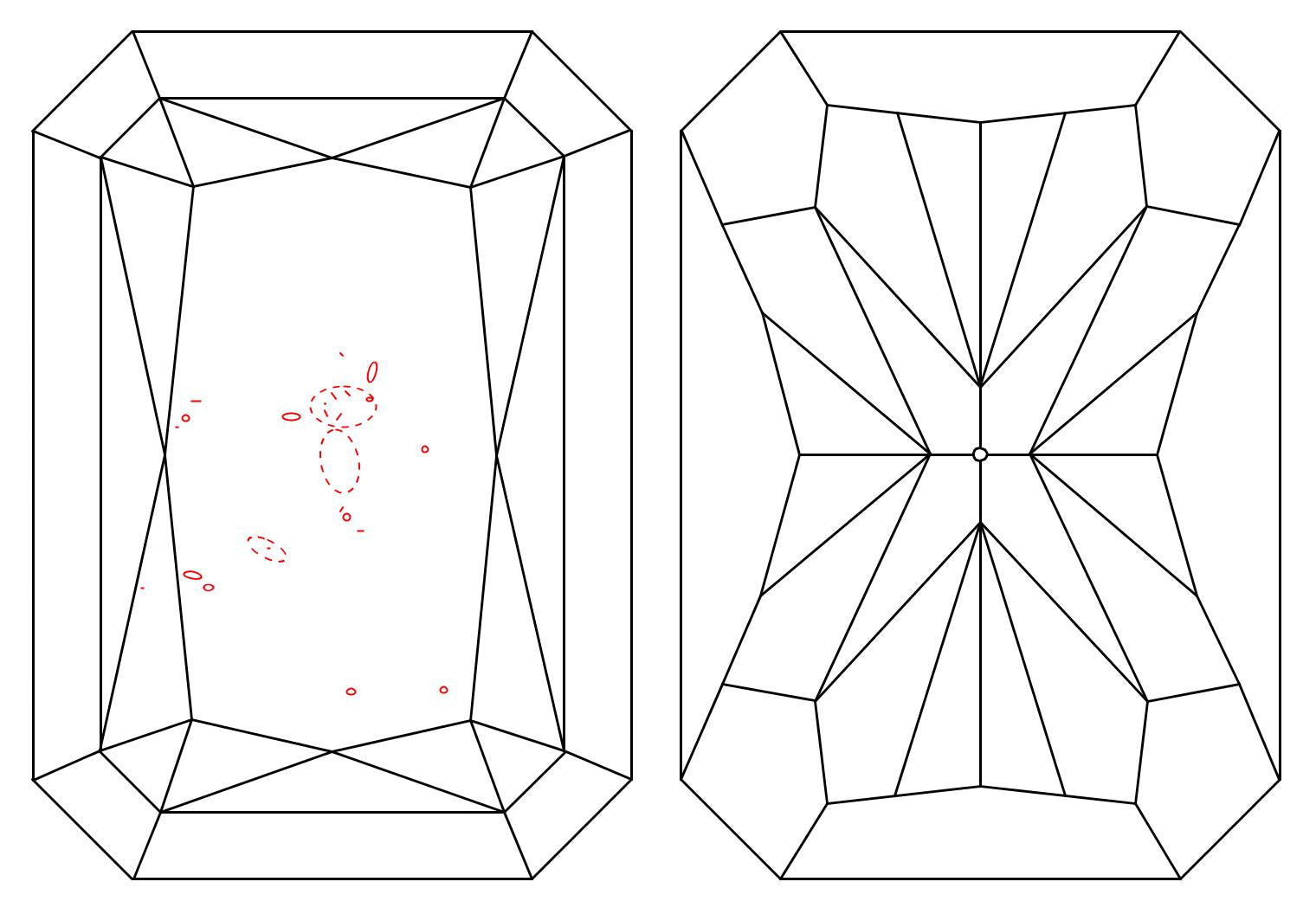 GIA 1 E-VS2 Radiant Diamond