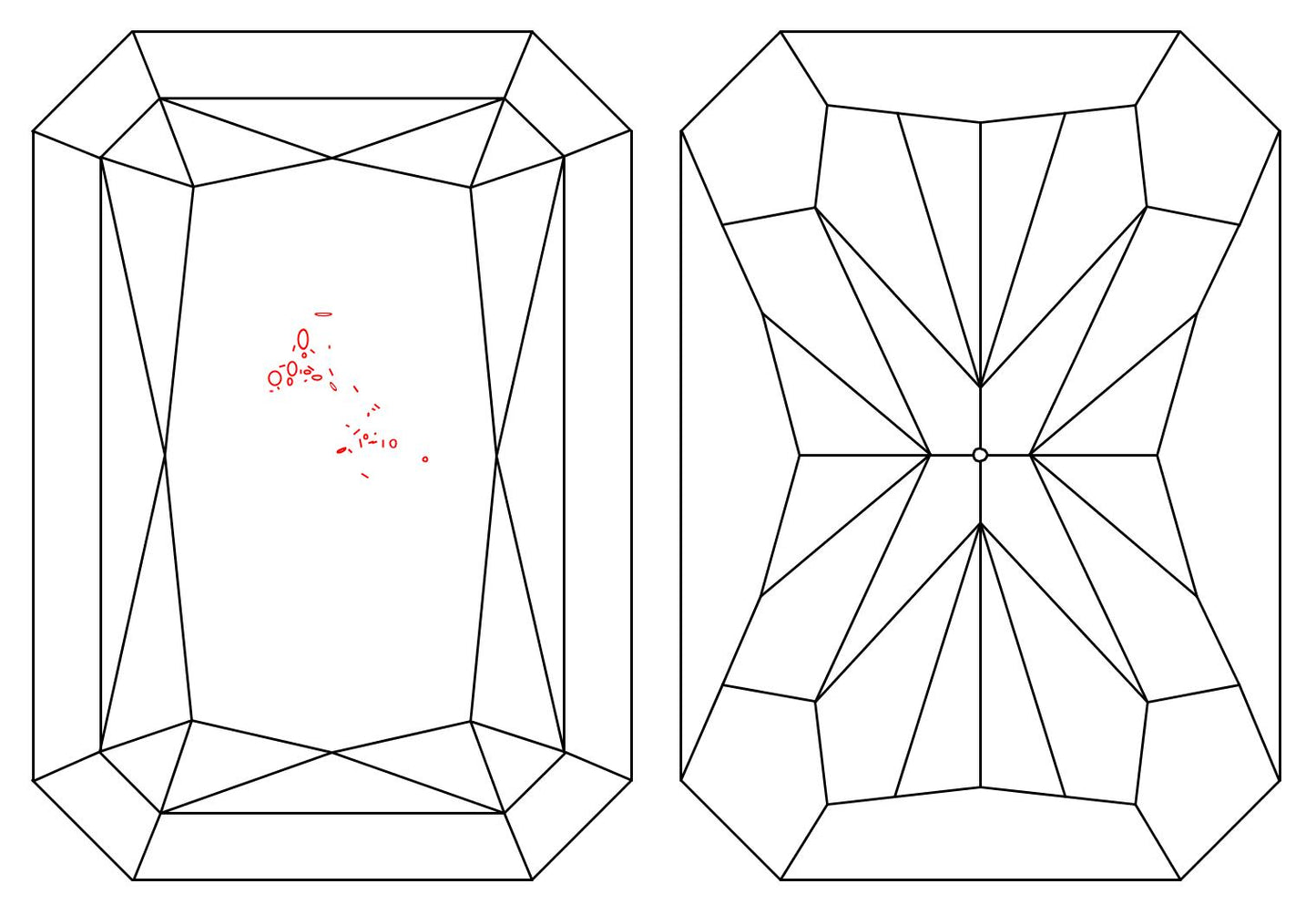 GIA 1.01 G-SI1 Radiant Diamond