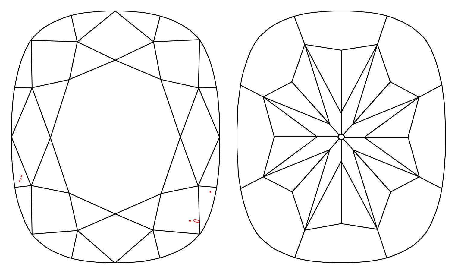 GIA 1.02 H-VS1 Cushion Diamond