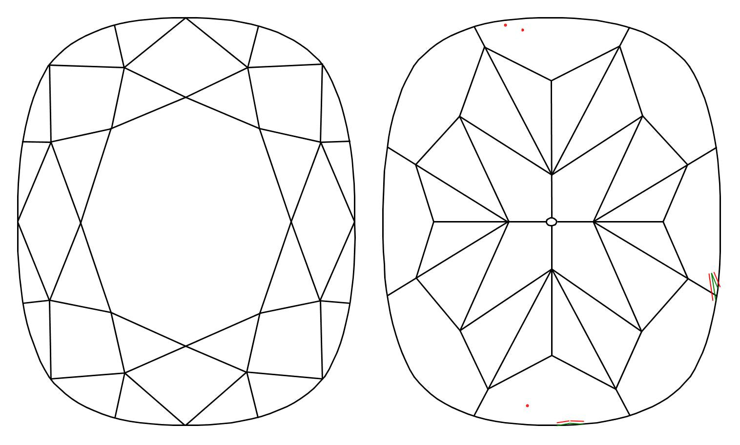 GIA 1.01 E-VVS2 Cushion Diamond