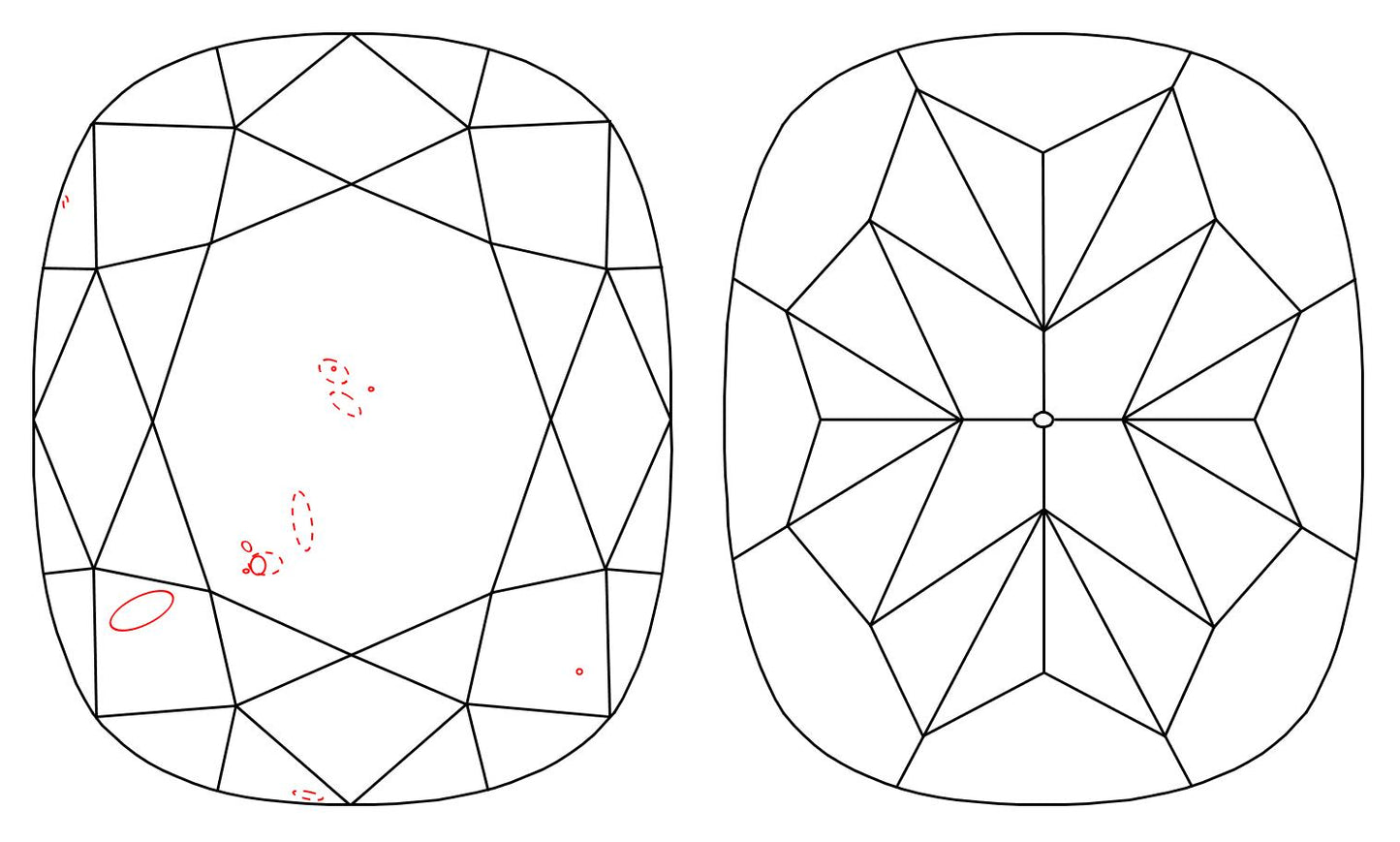 GIA 1.03 G-SI2 Cushion Diamond