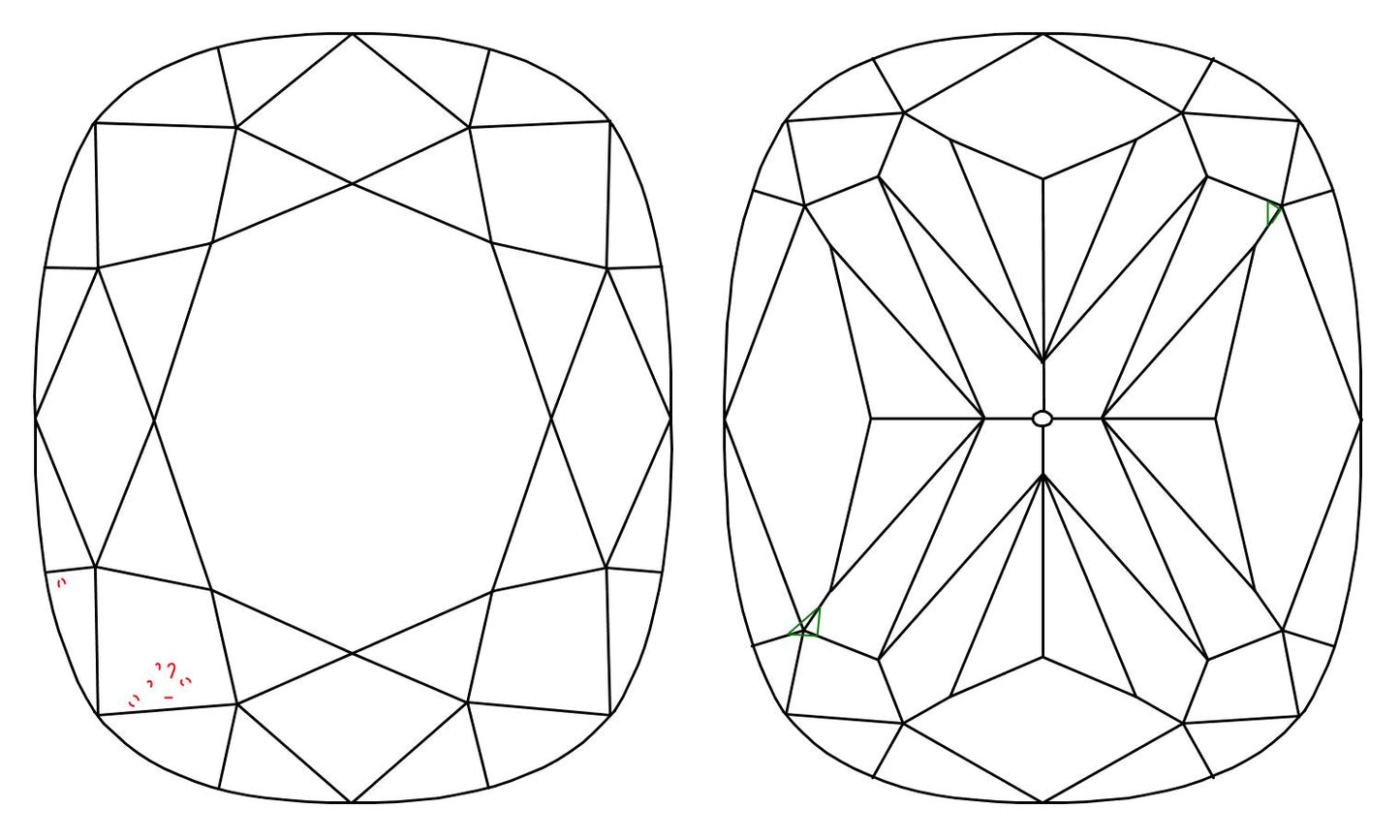 GIA 1.02 G-VVS2 Cushion Diamond