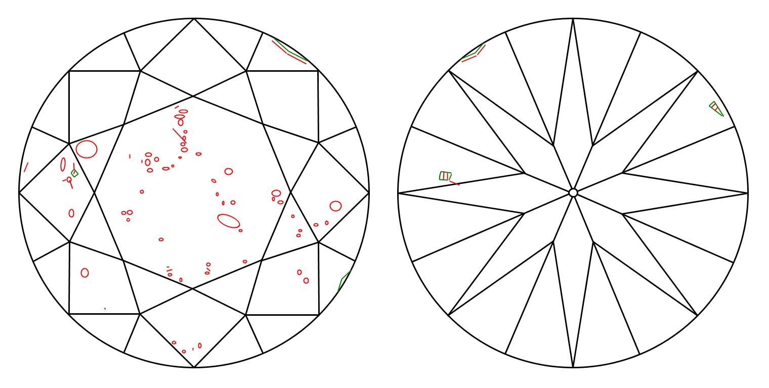 GIA 3.81 D-SI2 Round Diamond