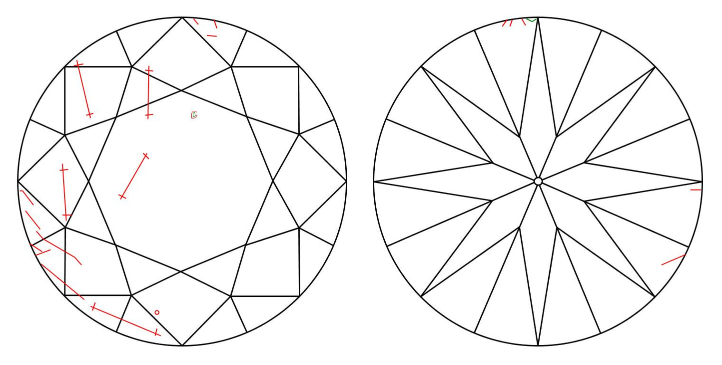 GIA 1.13 K-SI2 Round Diamond