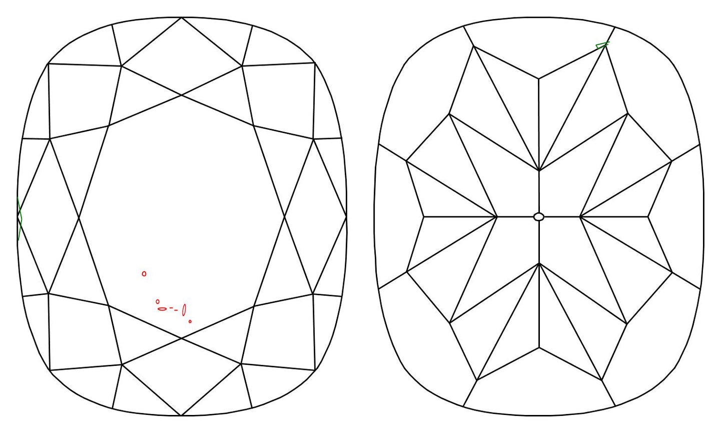 GIA 1.03 G-VS2 Cushion Diamond