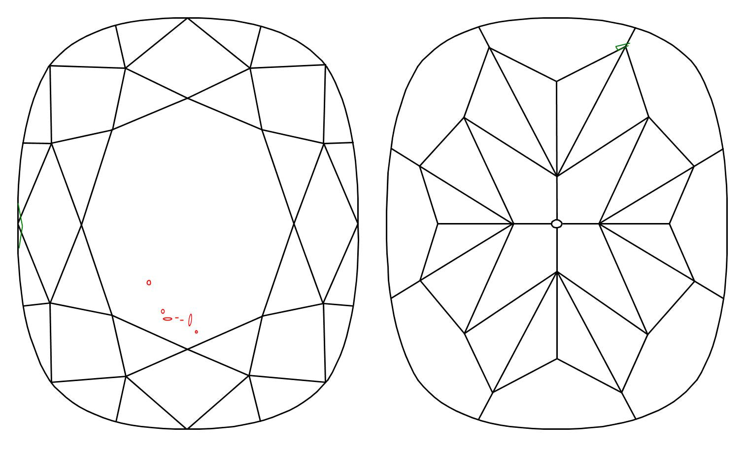GIA 1.03 G-VS2 Cushion Diamond