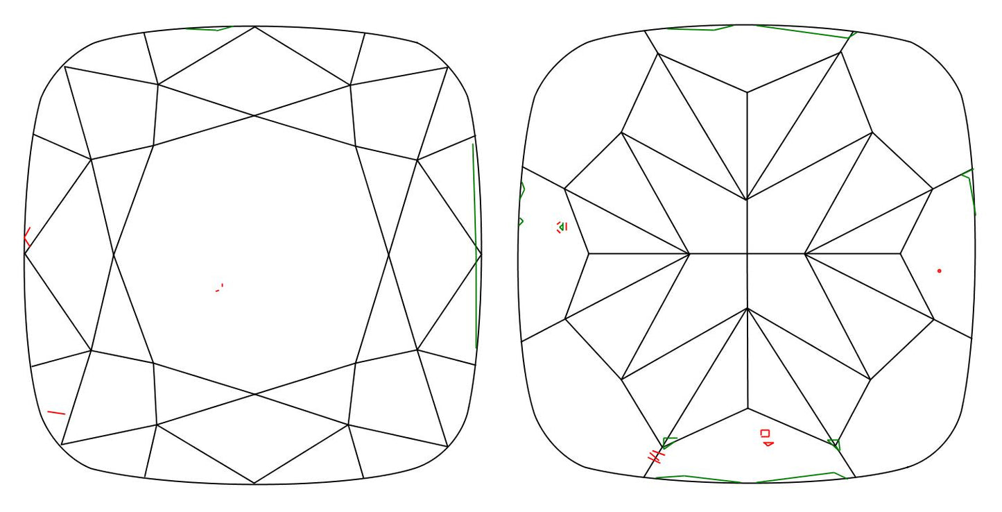GIA 1.51 J-VS2 Cushion Diamond