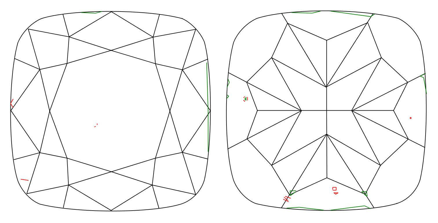 GIA 1.51 J-VS2 Cushion Diamond
