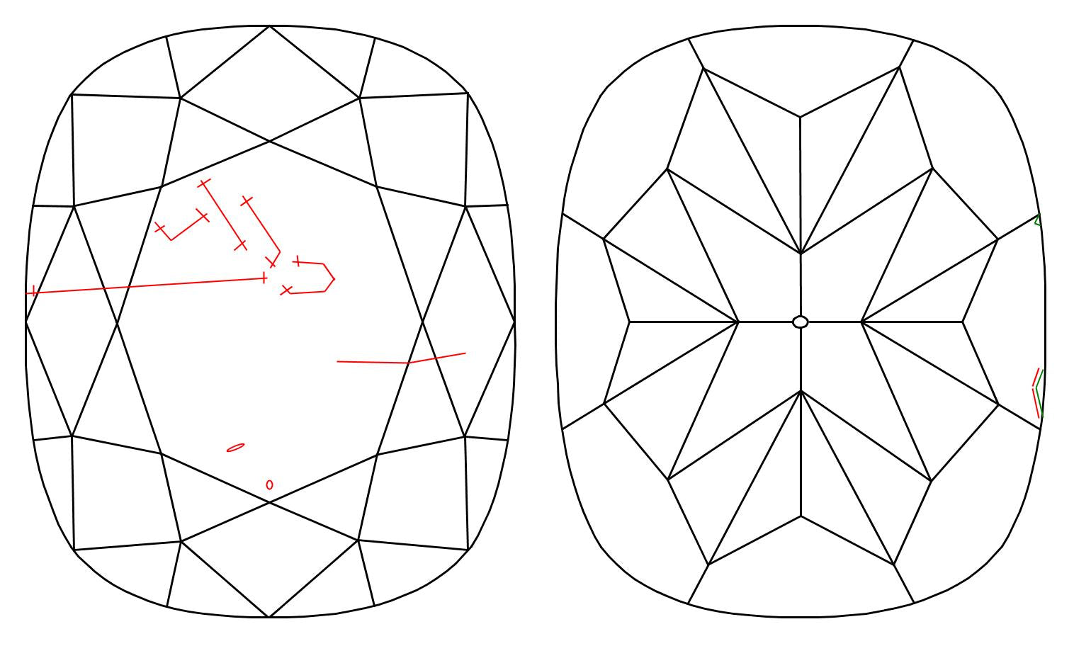 GIA 1.2 H-SI2 Cushion Diamond