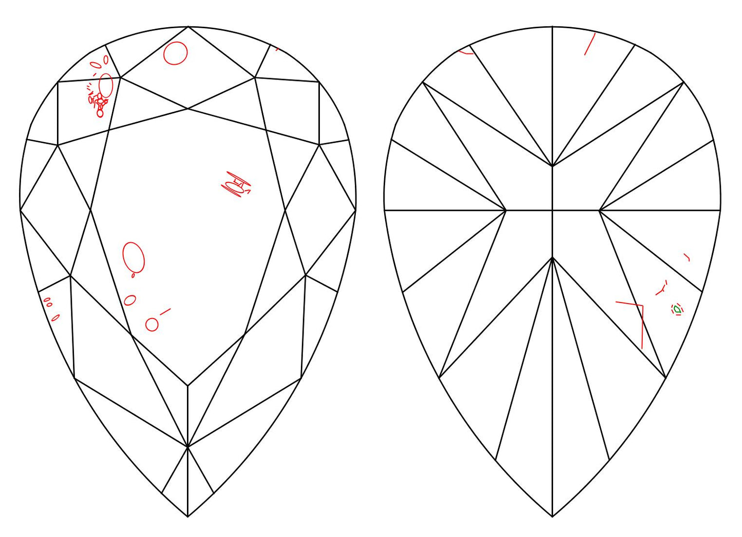 GIA 4.05 J-SI2 Pear Diamond