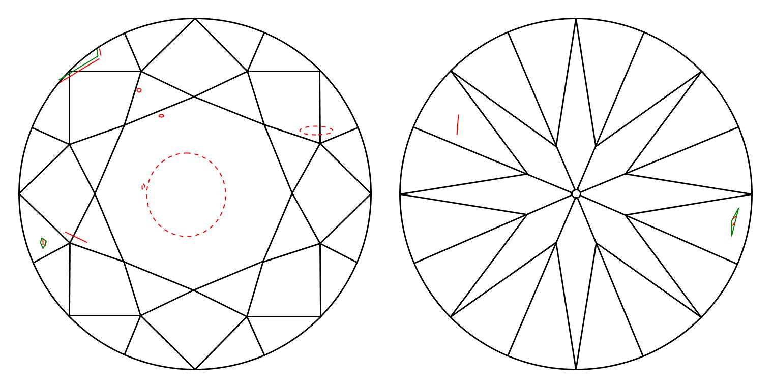 GIA 1 I-SI1 Round Diamond