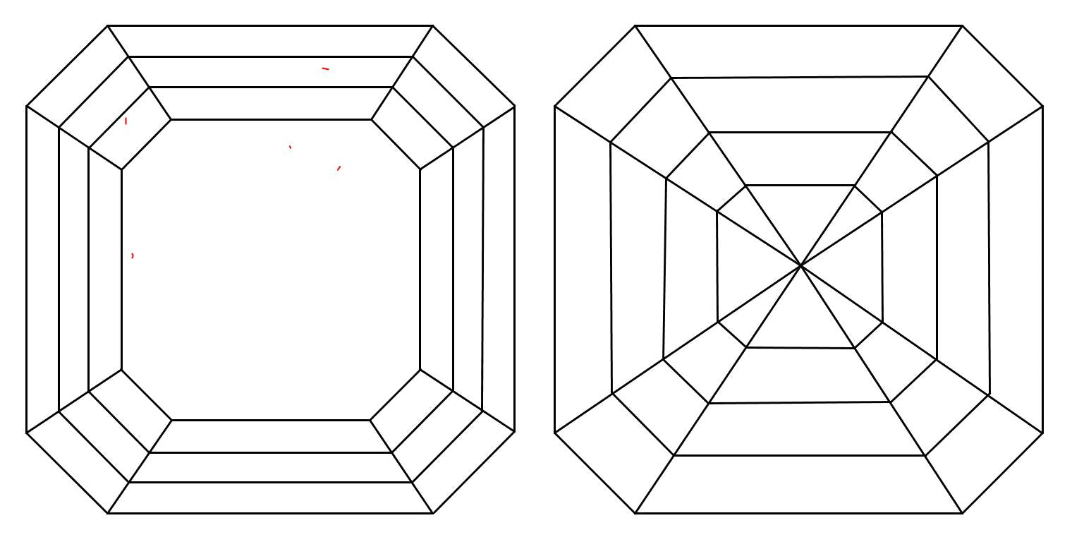 GIA 1 E-VVS2 Asscher Diamond