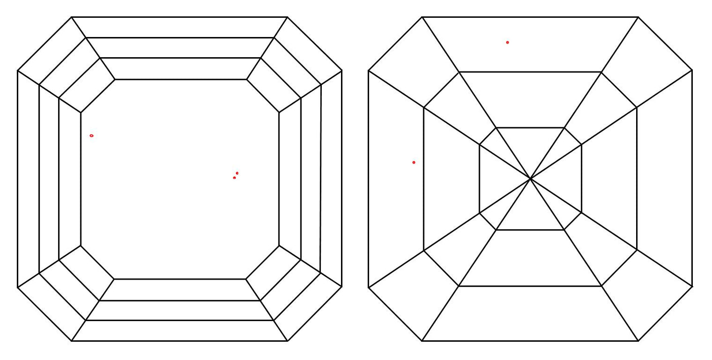 GIA 1.02 E-VS1 Asscher Diamond