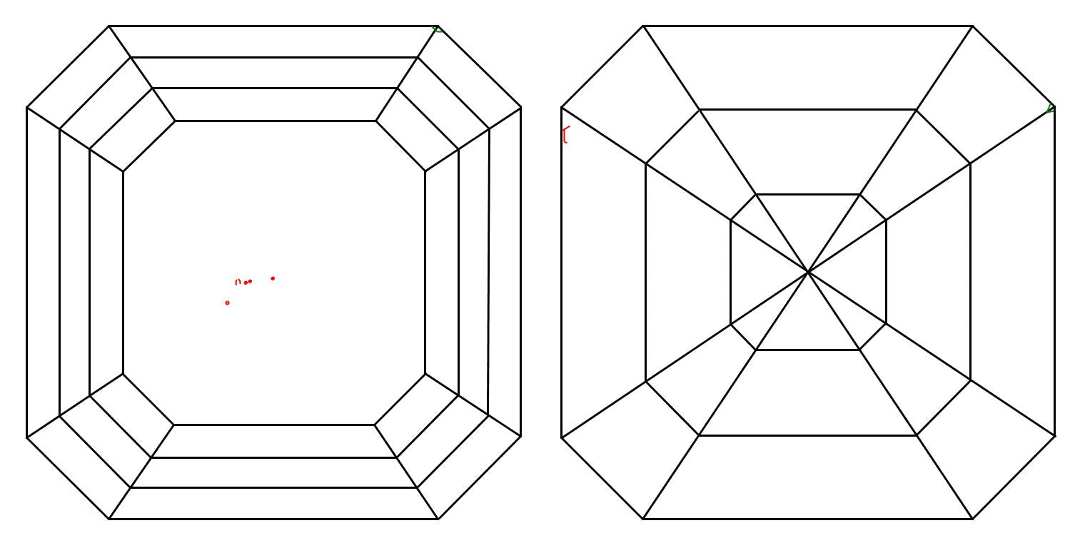 GIA 1 F-VS1 Asscher Diamond