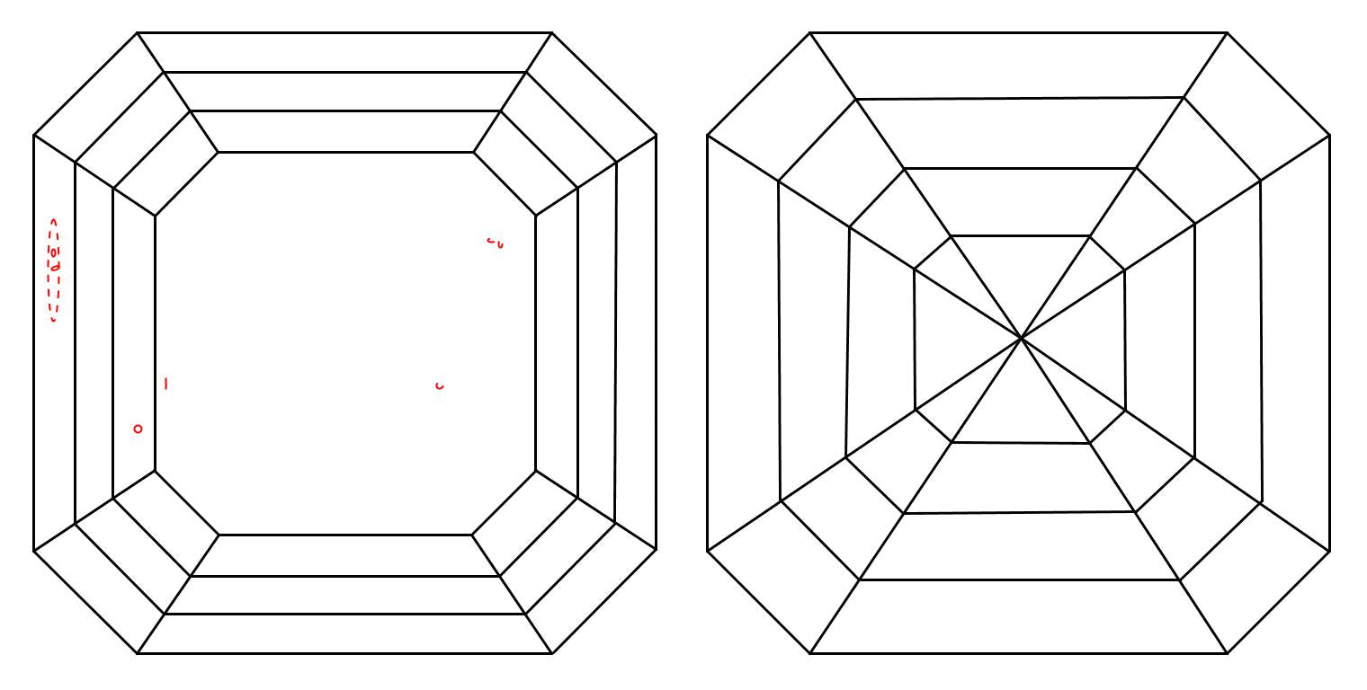 GIA 1.05 I-VS1 Asscher Diamond