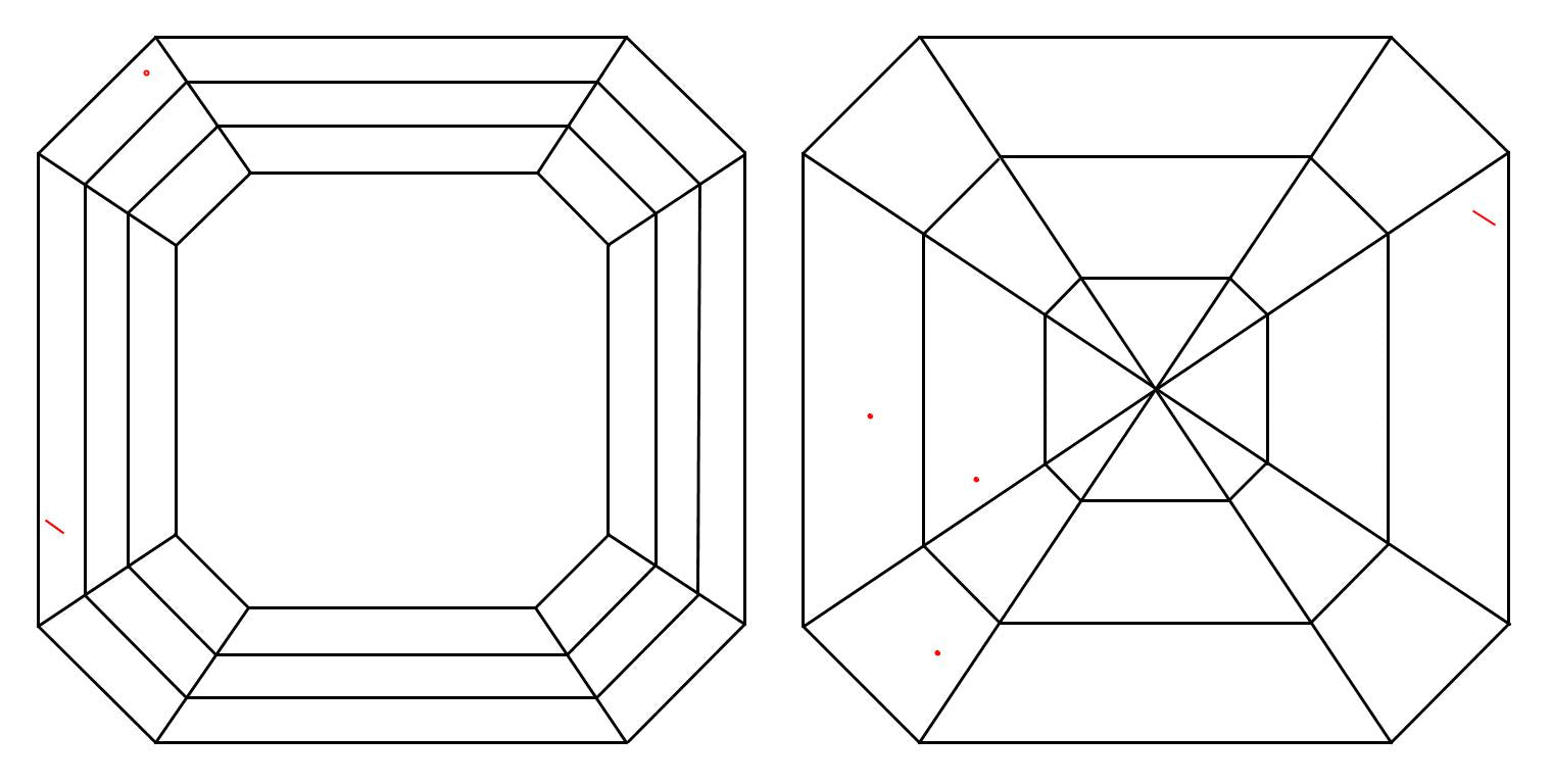 GIA 1.01 I-VS1 Asscher Diamond