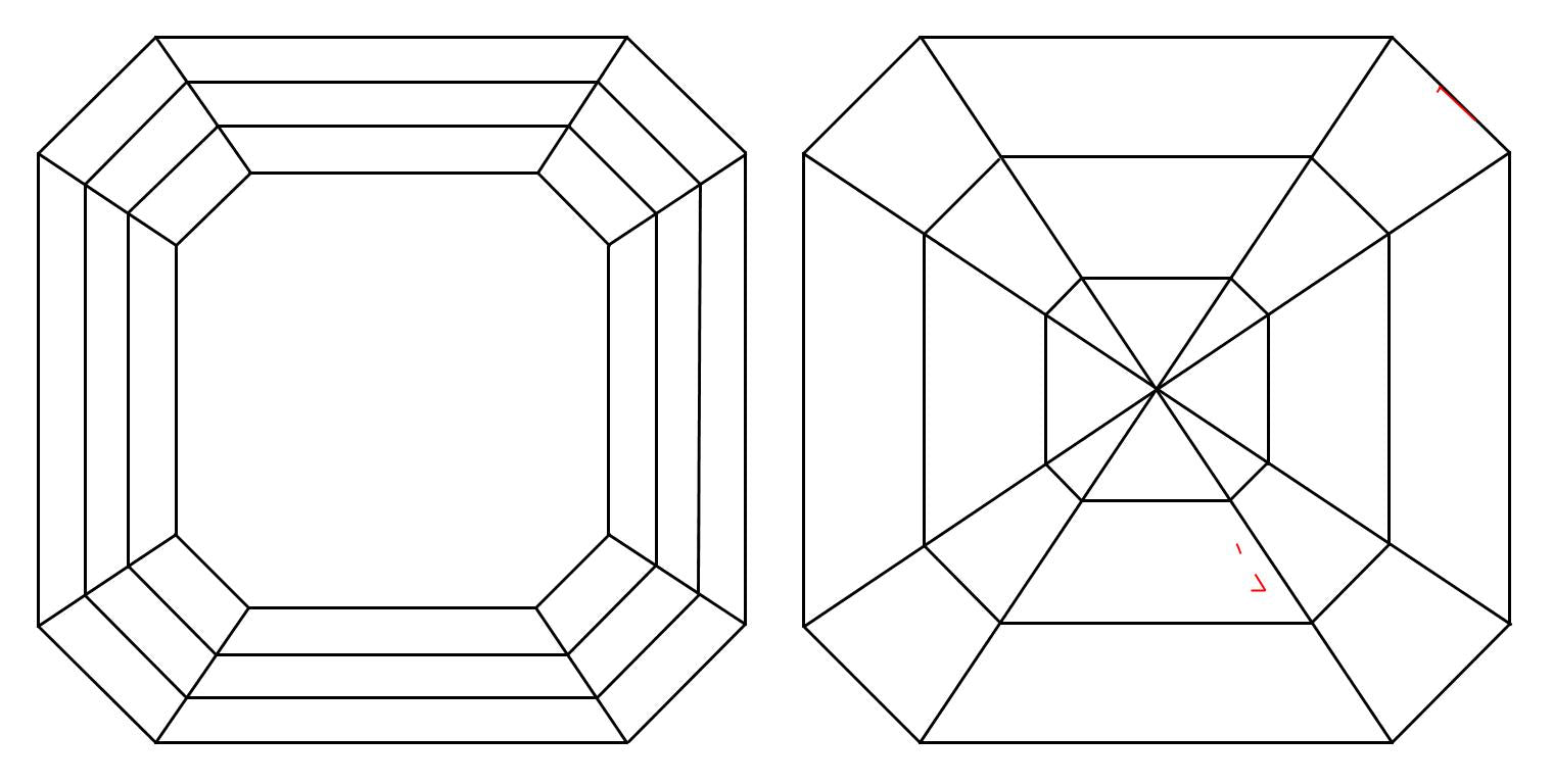 GIA 1.02 I-VS1 Asscher Diamond