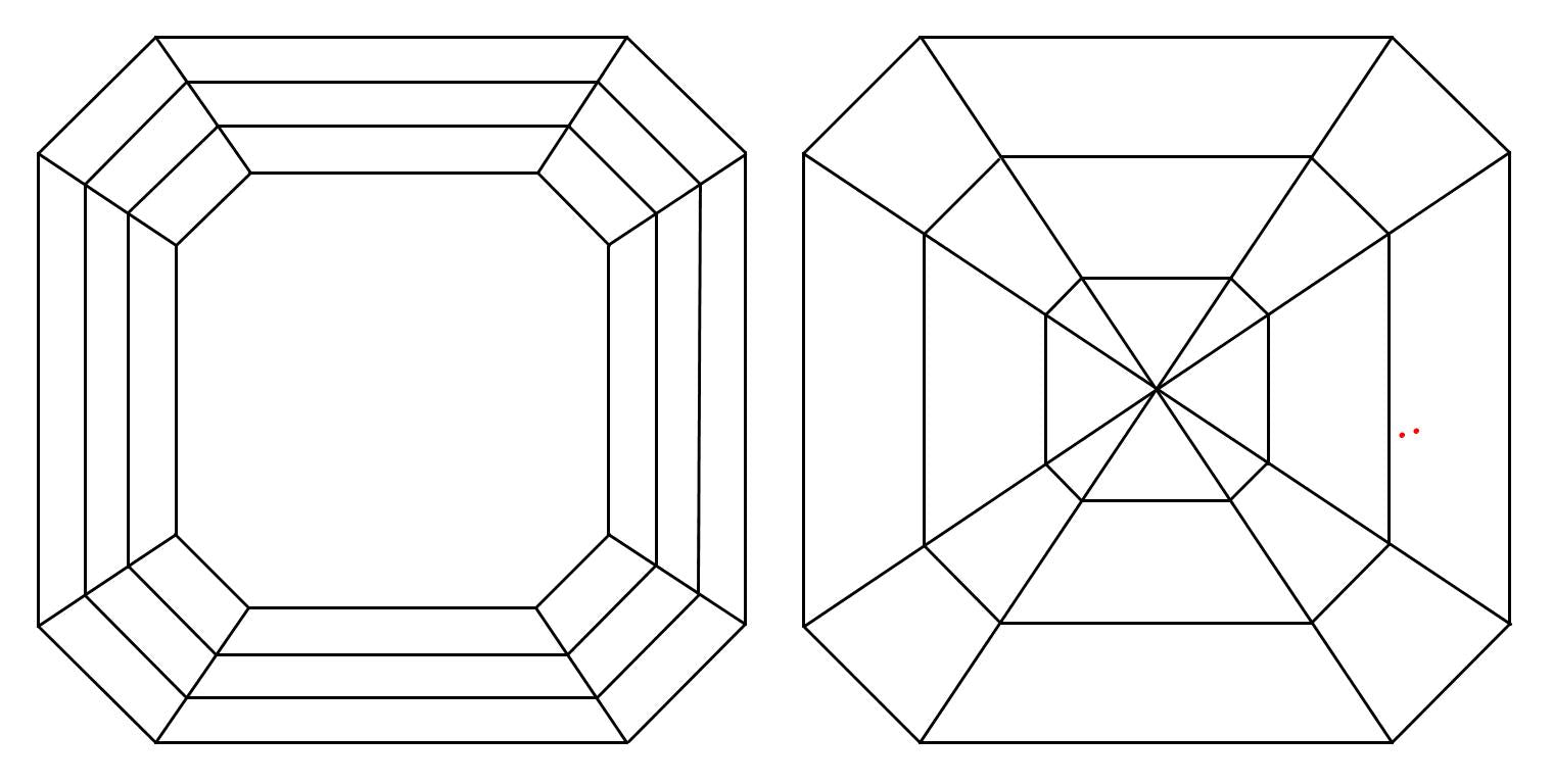 GIA 1.06 E-VVS1 Asscher Diamond
