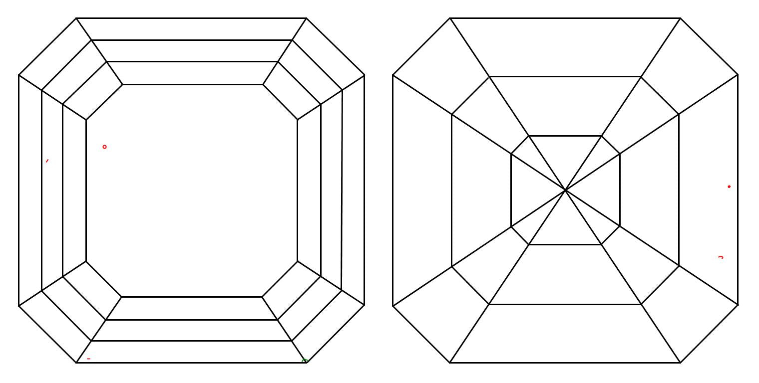 GIA 1.01 E-VS1 Asscher Diamond