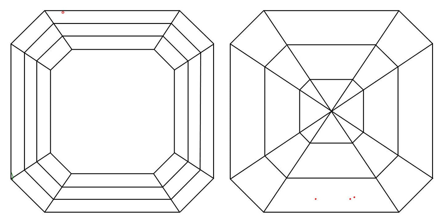 GIA 1.13 J-VS1 Asscher Diamond