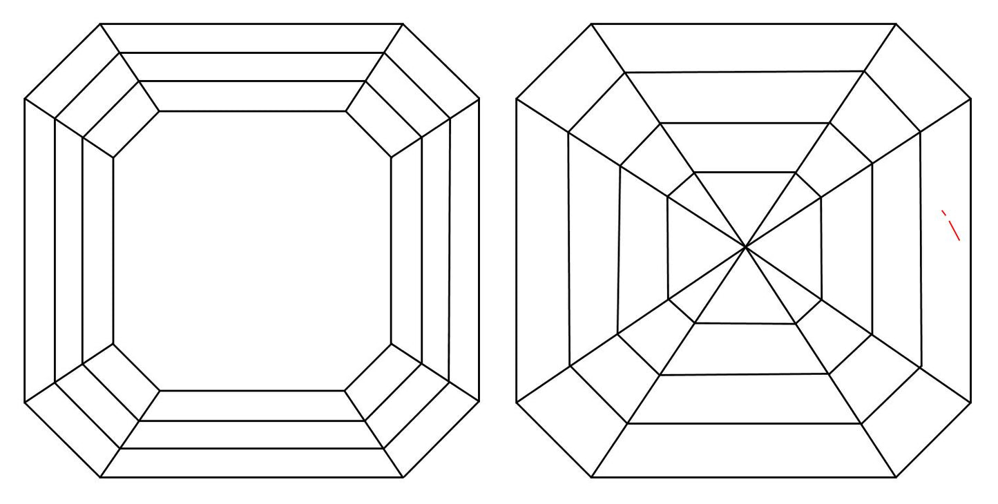 GIA 1 J-VS1 Asscher Diamond