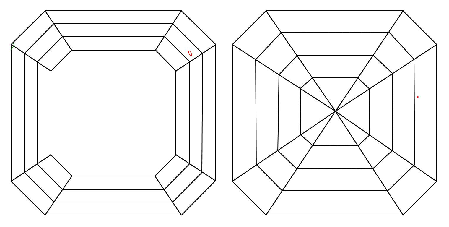 GIA 1.01 E-VS1 Asscher Diamond
