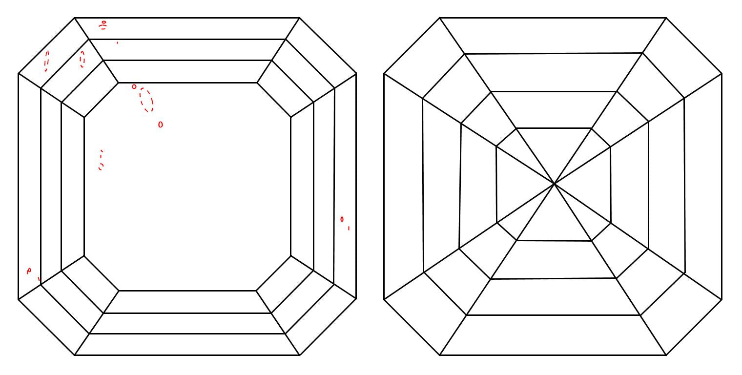 GIA 1.1 I-SI1 Asscher Diamond