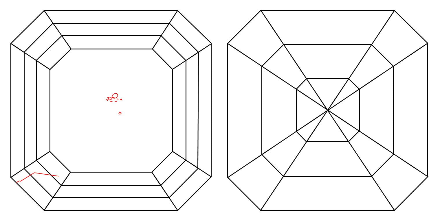 GIA 1.07 I-SI1 Asscher Diamond
