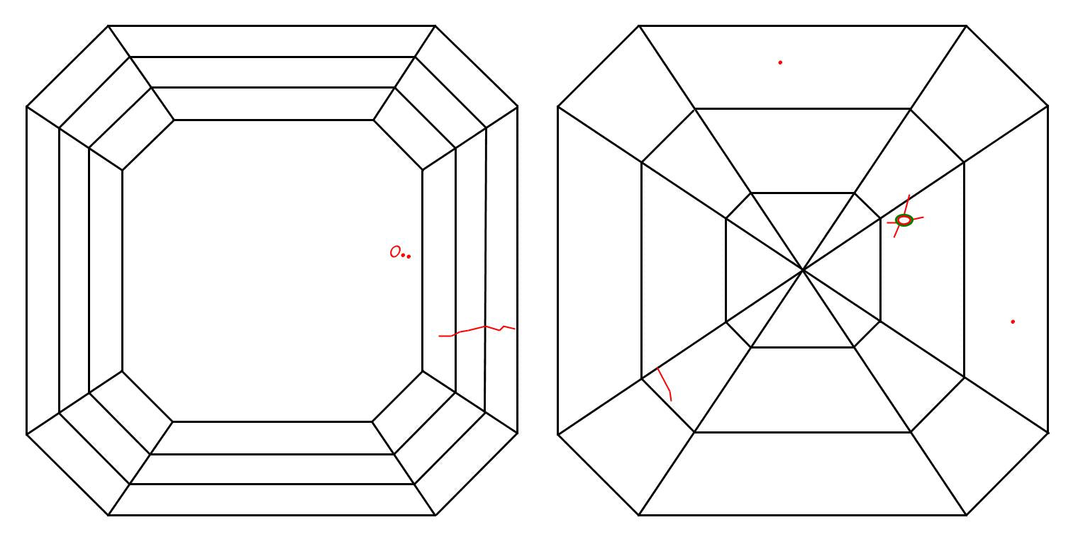 GIA 1.01 J-SI1 Asscher Diamond