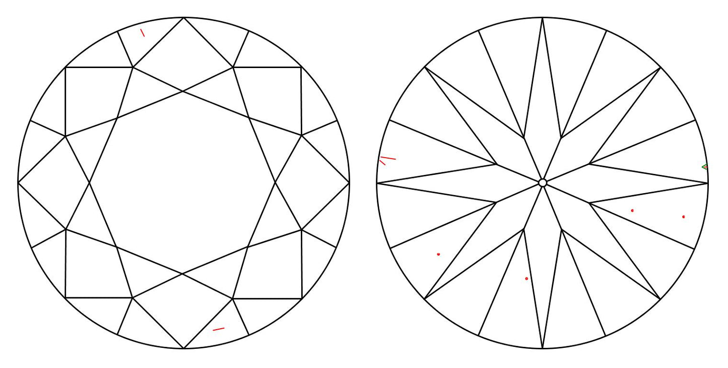 GIA 1.08 D-VVS1 Round Diamond