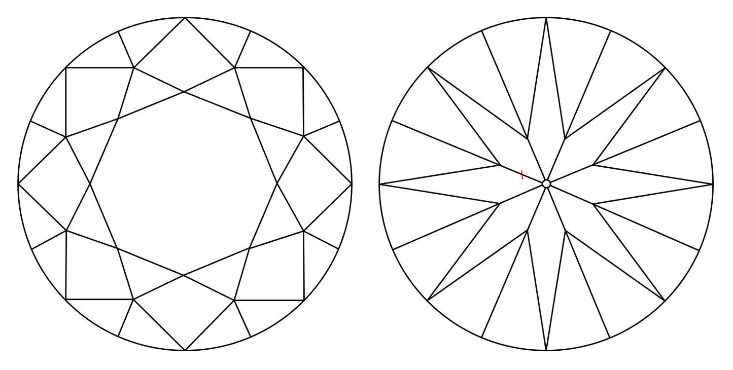GIA 1.02 H-VVS1 Round Diamond