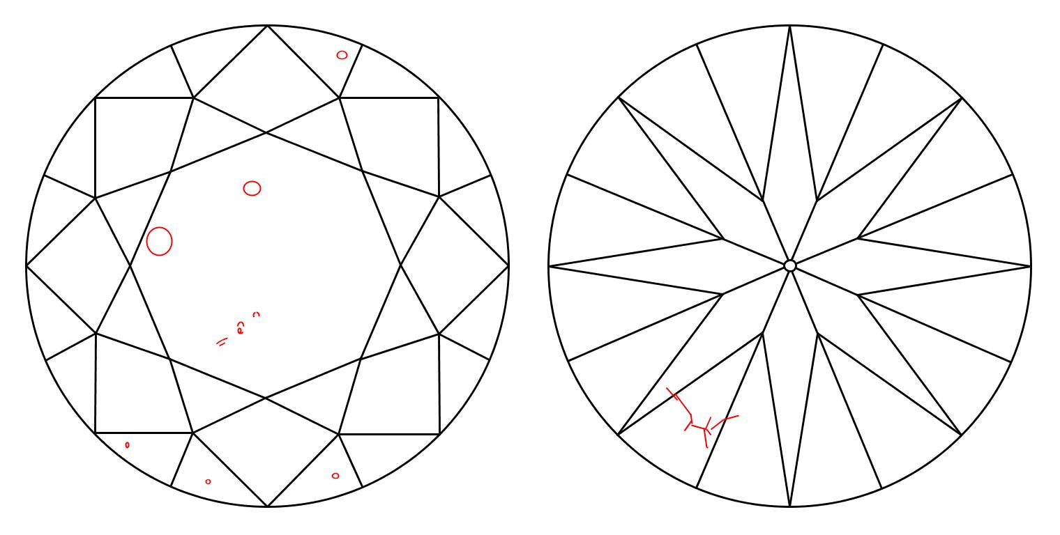 GIA 3.01 D-SI2 Round Diamond