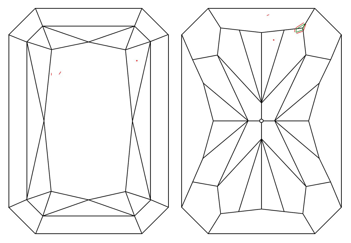 GIA 1.01 D-VVS2 Radiant Diamond